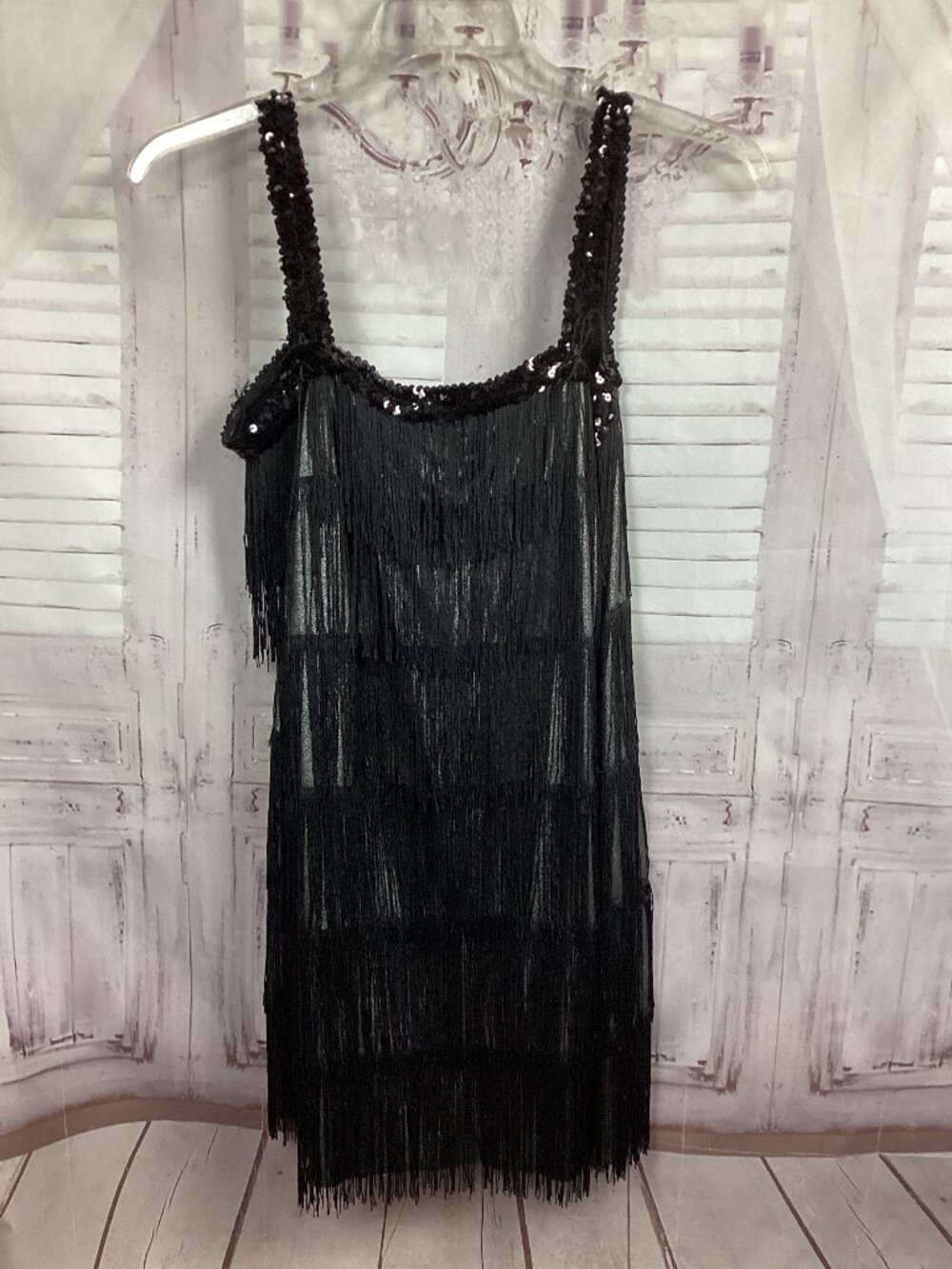 Costume USA Black Flapper Dress Large